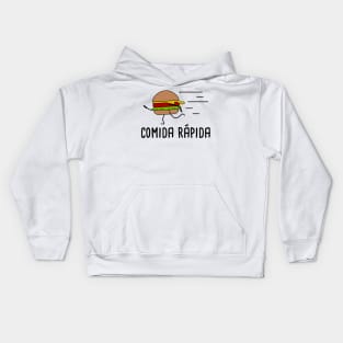 Comida Rapida - Spanish Puns Collection Kids Hoodie